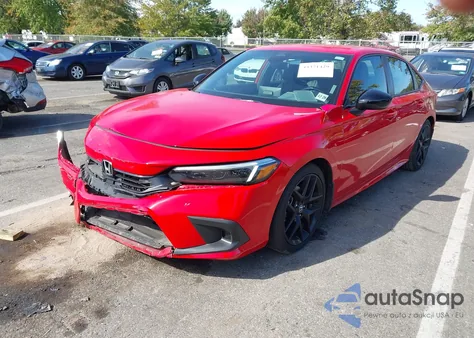 2024 Honda Civic Sport z USA, uszkodzony, nr VIN 2HGFE2F52RH543824